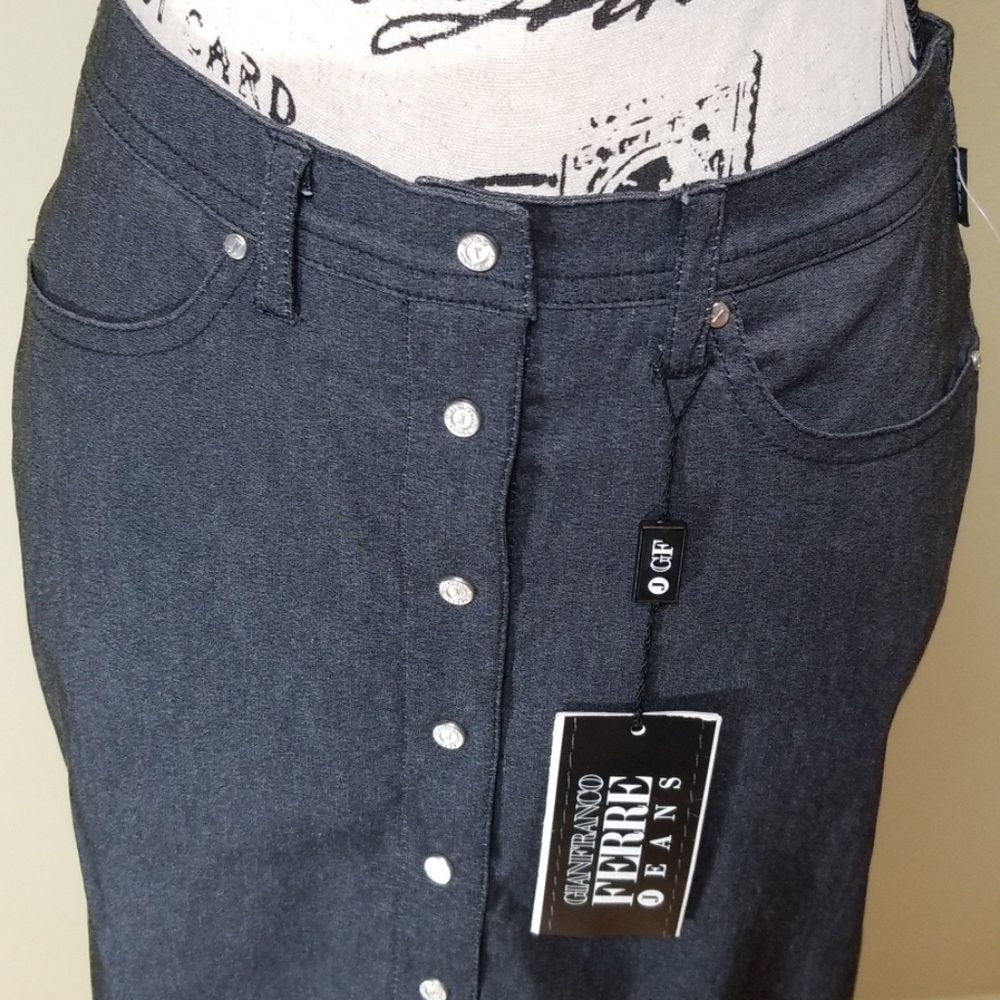 Gianfranco Ferre jeans versatile long skirt NWT - Picture 2 of 8